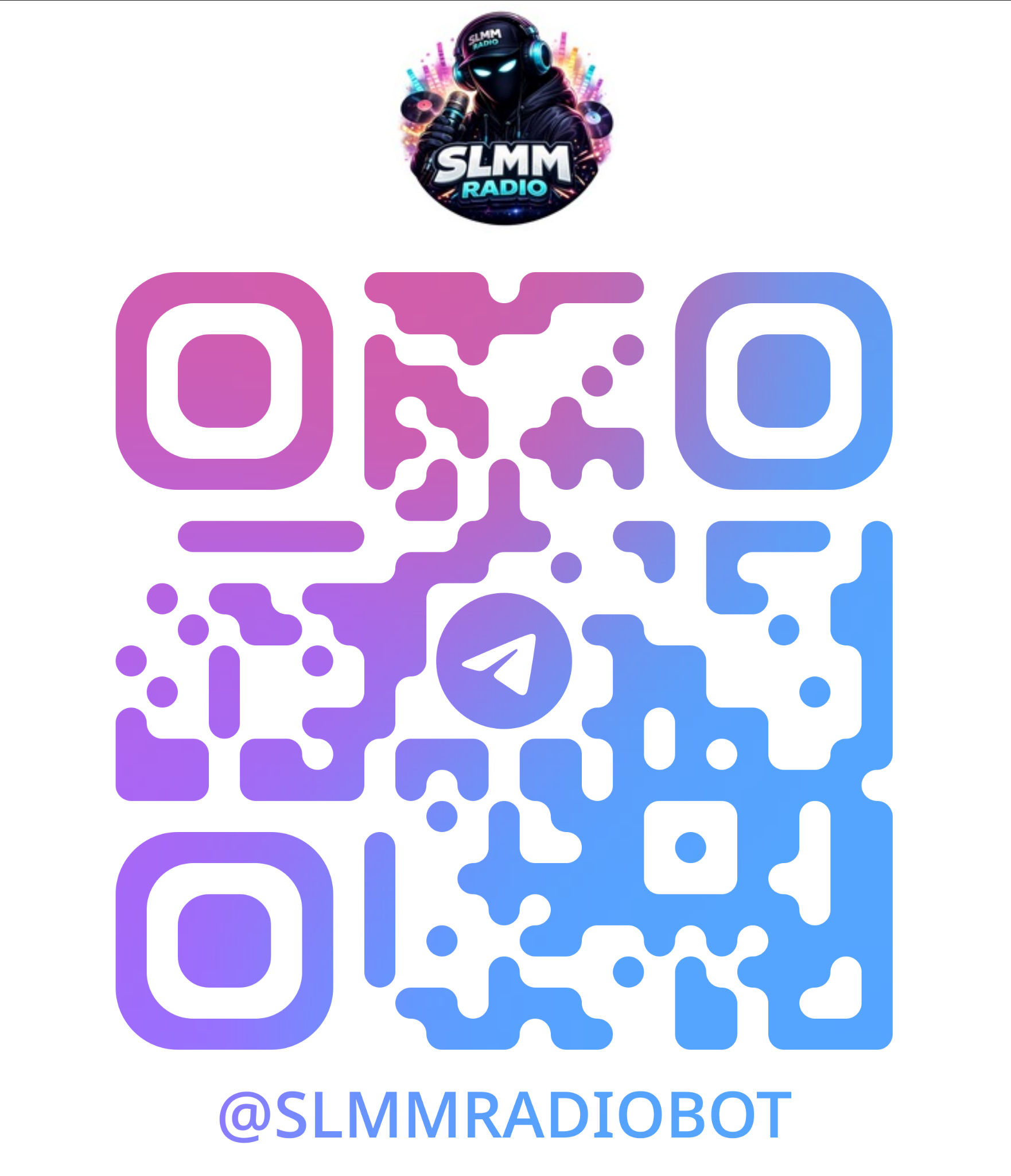 Telegram QR-Code für @SLMMRADIOBOT
